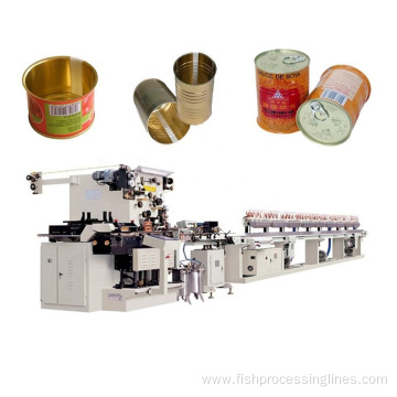 Empty tinplate food tin can production line